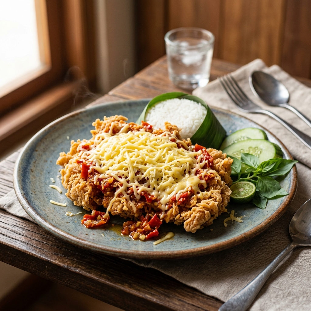 Ayam Geprek Keju