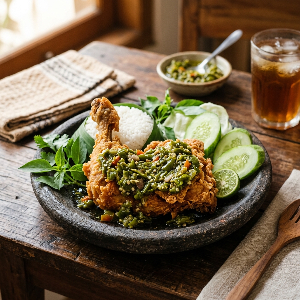 Ayam Geprek Sambal Ijo